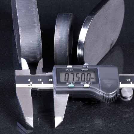 thickness up to .75"